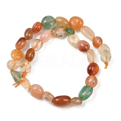 Natural Agate Nuggets Beads Strands G-B170-A02-1