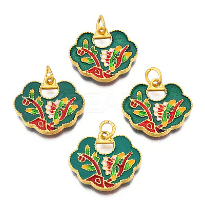 Alloy Enamel Pendants ENAM-N056-050-1