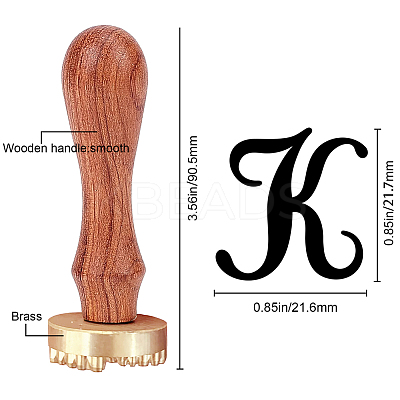 1Pc Brass Stamp Head DIY-CP0007-79K-1