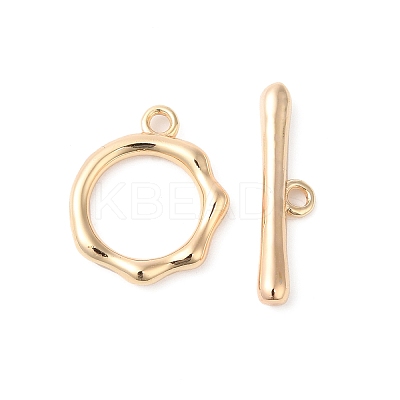 Brass Toggle Clasps LS-KK-O144-30G-1