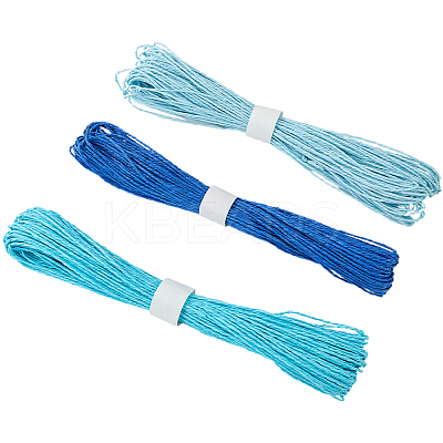 3 Bundles 3 Colors  Twisted Paper Cord DIY-CP0012-06C-1