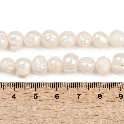 Natural Cultured Freshwater Pearl Beads Strands PEAR-I007-07J-09A-1