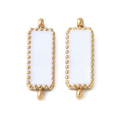 304 Stainless Steel Enamel Connector Charms STAS-G353-04G-02-1