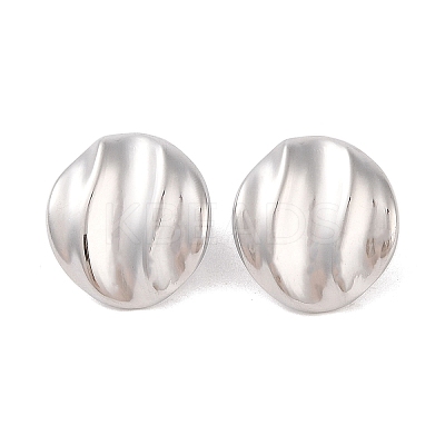 Non-Tarnish 304 Stainless Steel Stud Earrings for Women EJEW-Z049-07P-1