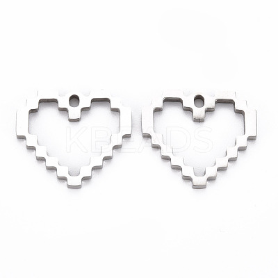 Non-Tarnish 201 Stainless Steel Pendants STAS-N088-29P-NR-1