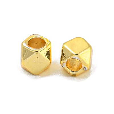 Rack Plating Brass Spacer Beads FIND-T071-03G-A-RS-1