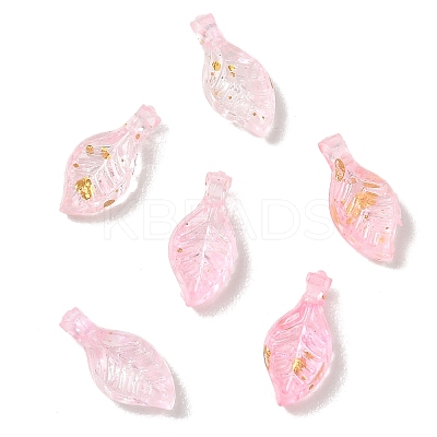 Transparent Acrylic and Gold Foil Pendants AC-CBAF9C1-04A-09-1