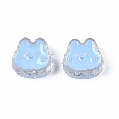 Transparent Acrylic Beads ACRC-S039-02-1