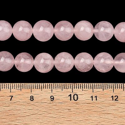 Natural Madagascar Rose Quartz Beads Strands G-Z146-A01-10mm-01-1