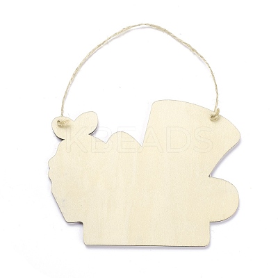 Independence Day Density Board Wooden Wall Ornament Doorplate Pendants HJEW-C004-11-1