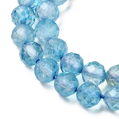 Natural & Dyed Blue Topaz Beads Strands G-B088-C05-04-1