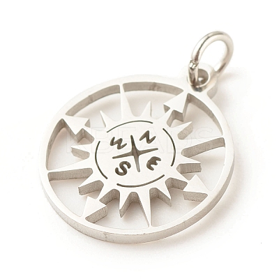 Non-Tarnish 201 Stainless Steel Pendants STAS-G258-03P-1