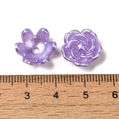 Acrylic Pearly Lustre Beads OACR-U006-02C-1