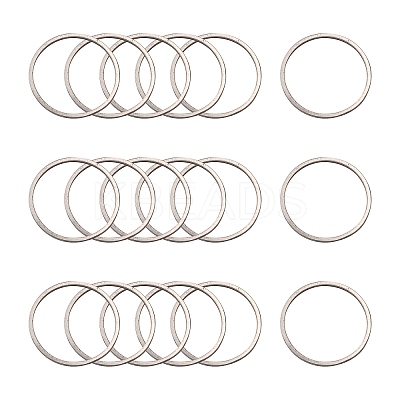 Non-Tarnish 304 Stainless Steel Linking Ring X-STAS-S079-12C-A-1