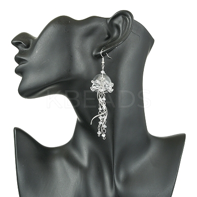 Iron Dangle Earrings EJEW-FS00021-1