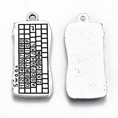 Tibetan Style Alloy Pendants LS-TIBE-S323-042AS-RS-1