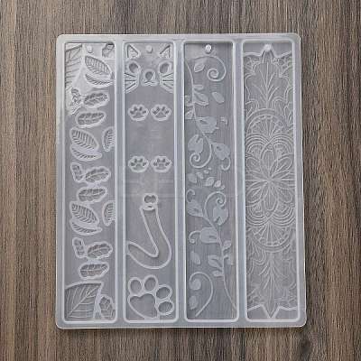 Rectangle DIY Bookmark Silicone Molds DIY-G113-01B-1