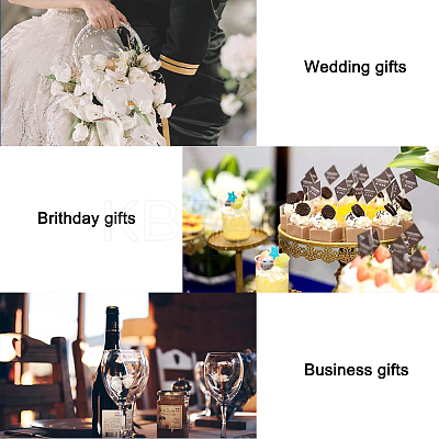 40Sets 4 Color Square Fold Paper Candy Boxes CON-MB0001-17-1