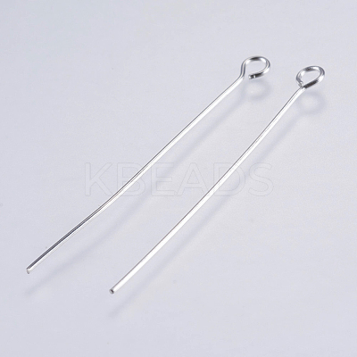 Tarnish Resistant 304 Stainless Steel Eye Pins STAS-F146-03P-40mm-1