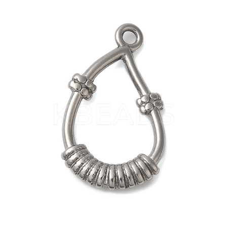 Non-Tarnish 304 Stainless Steel Pendants STAS-N103-65P-1
