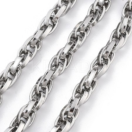 304 Stainless Steel Rope Chains CHS-U002-02P-1