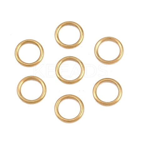 Ion Plating(IP) 304 Stainless Steel Closed Jump Rings STAS-G393-06G-13-1