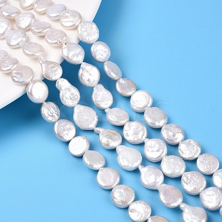 Natural Keshi Pearl Beads Strands PEAR-S018-07B-01-1