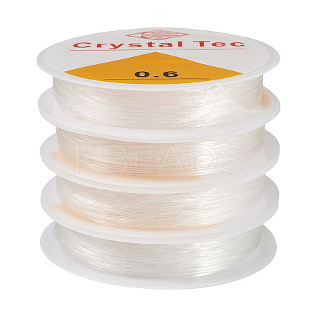 4 Rolls Round Crystal Elastic Stretch Thread EW-TA0001-09B-1
