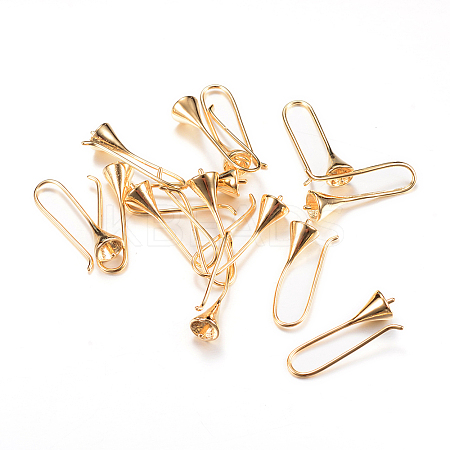 Brass Earring Hooks LS-X-KK-R037-03KC-1