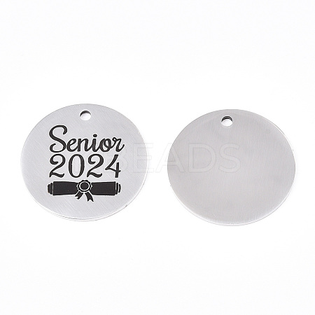 Non-Tarnish 201 Stainless Steel Pendants LS-STAS-T064-38P-26-1