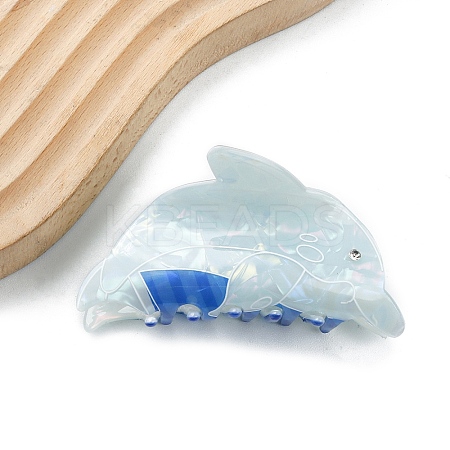 Whale PVC Large Claw Hair Clips PW-WGD61FE-04-1
