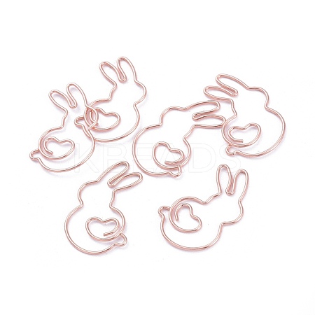Rabbit Shape Iron Paperclips X-TOOL-K006-33RG-1