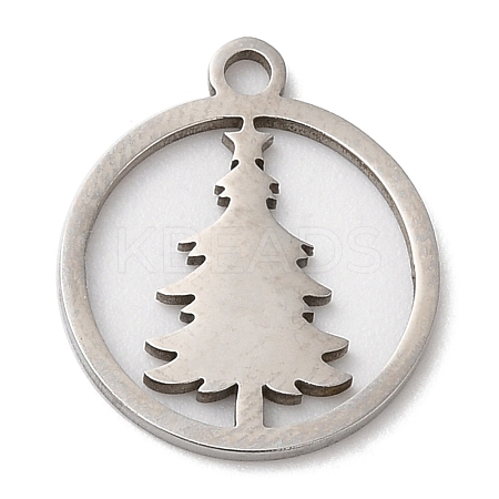 Non-Tarnish Christmas 201 Stainless Steel Pendants X-STAS-D053-03P-1