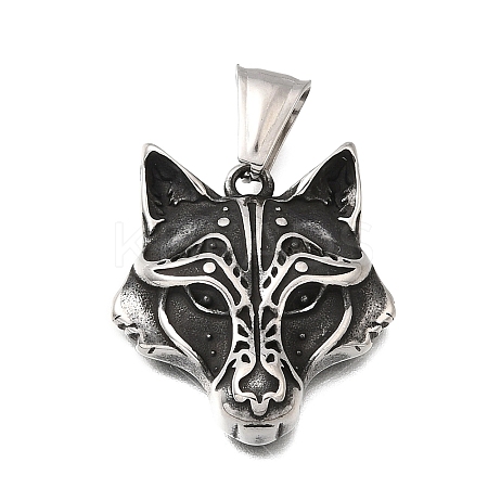 304 Stainless Steel Pendants STAS-H263-13AS-1
