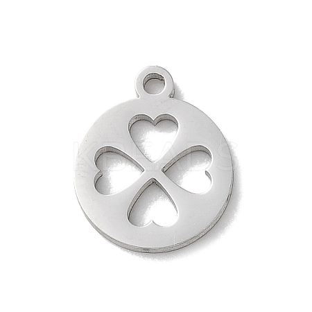 304 Stainless Steel Pendants STAS-L292-02P-1