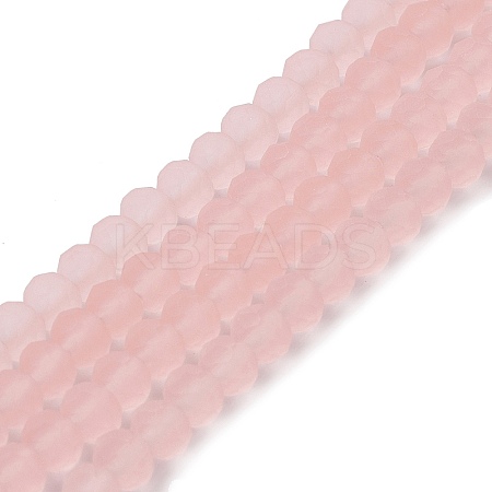 Transparent Glass Beads Strands EGLA-A034-T8mm-MD22-1