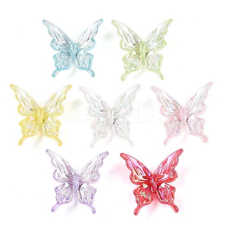 Transparent Acrylic Beads OACR-N137-74-1