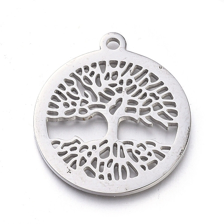 Non-Tarnish 304 Stainless Steel Pendants LS-STAS-L245-010A-P-1