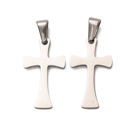 Tarnish Resistant 304 Stainless Steel Pendants STAS-L210-07P-01-1