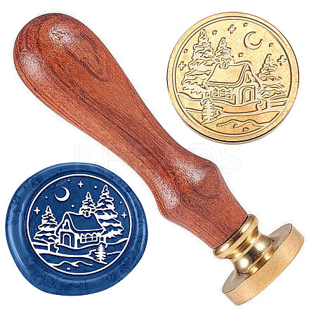 Wax Seal Stamp Set AJEW-WH0208-858-1