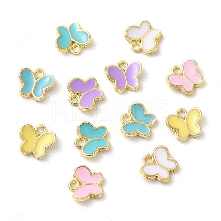 Alloy Enamel Charms X-ENAM-Q507-04G-1