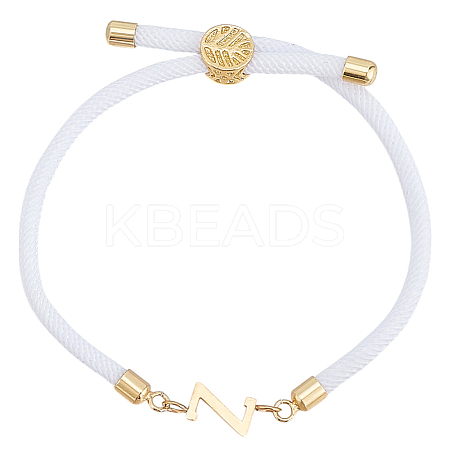 1pc Adjustable Nylon Cord Slider Bracelets for Women BJEW-LP0001-33Z-G-1