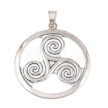 Tibetan Style Alloy Big Pendants FIND-H064-03AS-1
