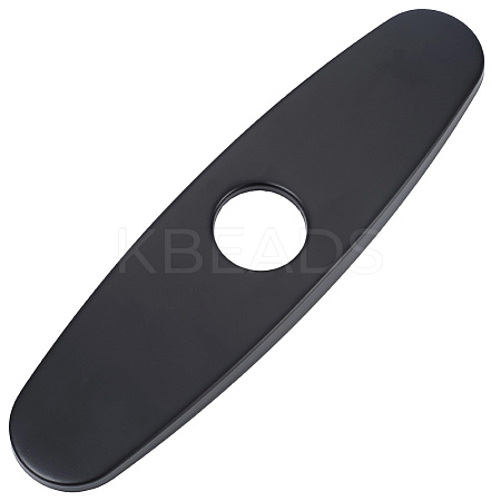 Oval Stainless Steel Faucet Hole Covers STAS-WH20001-18C-EB-1