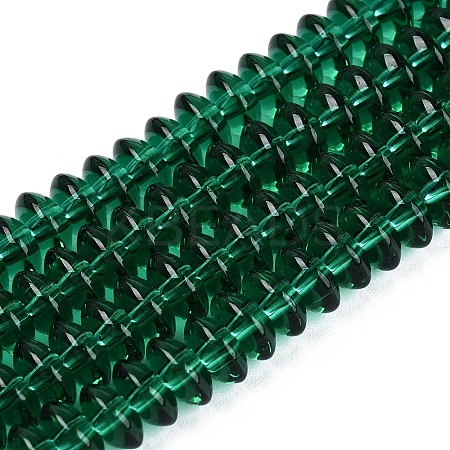 Transparent Glass Beads Strands GLAA-Q113-02A-A09-1