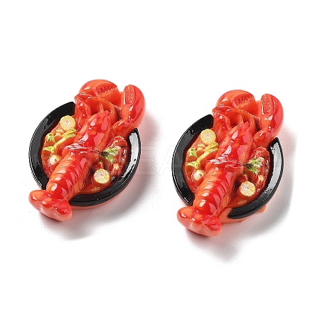 Cute Mini Food Series Resin Cabochons LS-CRES-I038-01G-1