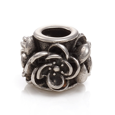 304 Stainless Steel European Beads STAS-G228-07AS-1