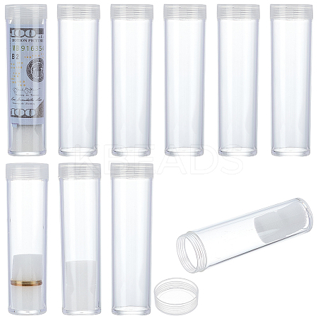 Column Plastic Coin Collections CON-WH0115-05B-1