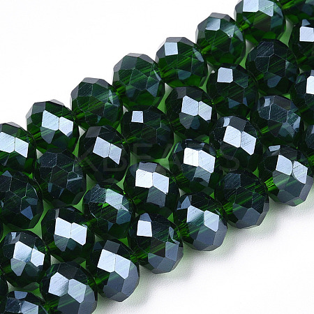 Electroplate Glass Beads Strands EGLA-A034-T1mm-A31-1