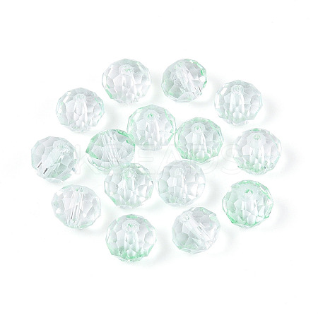 Baking Paint Transparent Glass Beads GLAA-N011-10mm-07-1
